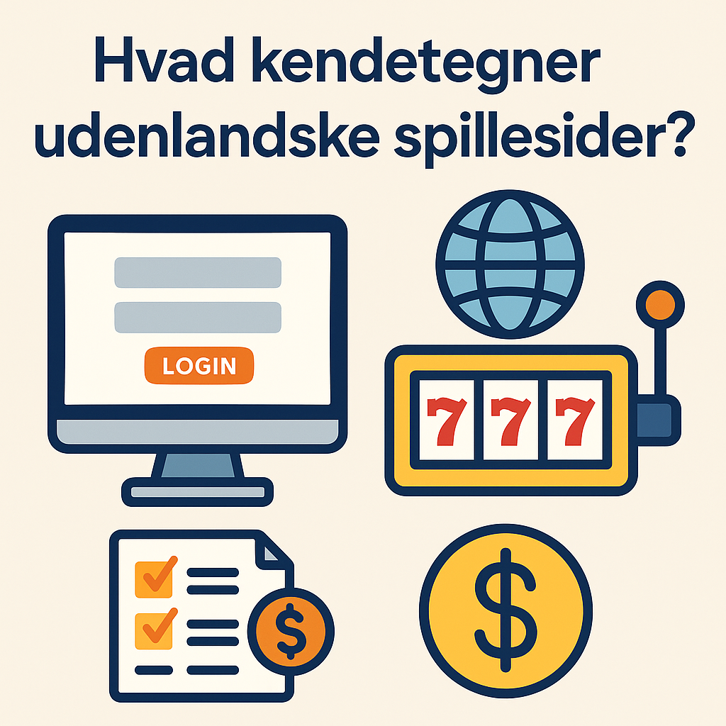 Hvad kendetegner udenlandske spillesider?